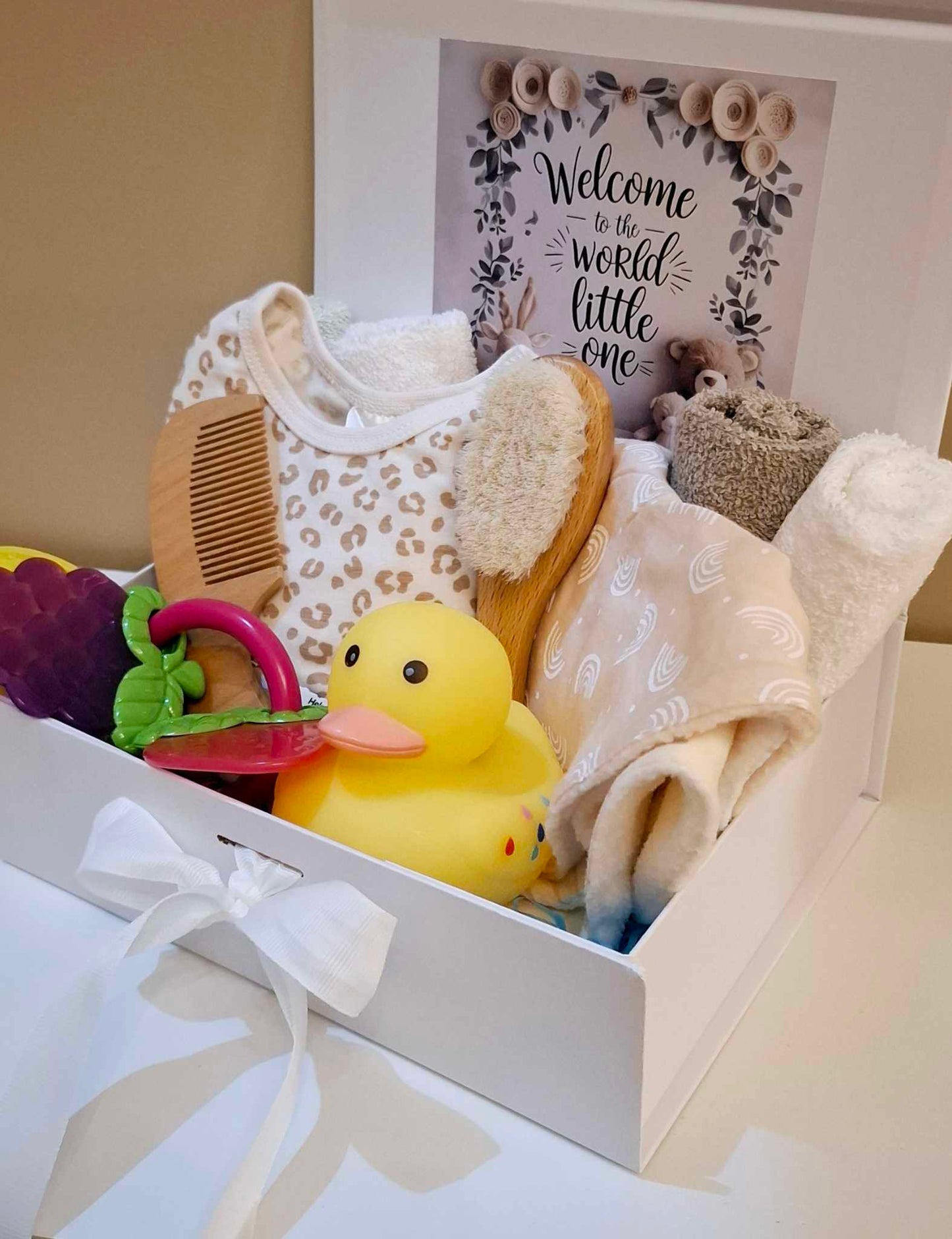 Welcome to the World Baby Girl- Gift Box - Aussie Summer Designs