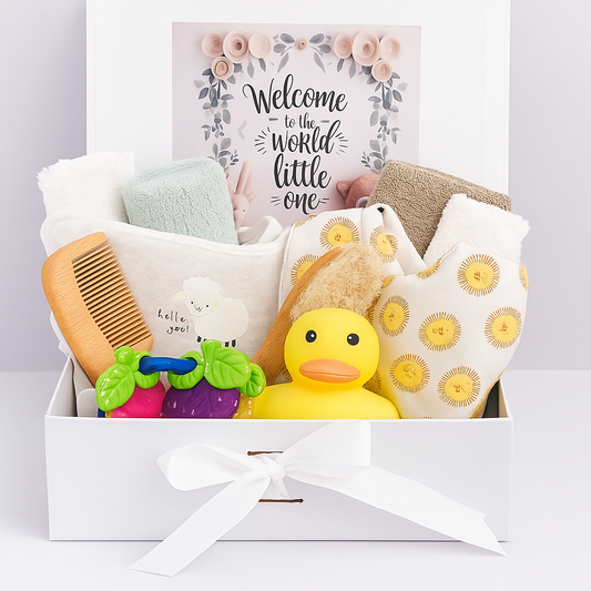 Welcome to the World Baby Boy- Gift Box - Aussie Summer Designs
