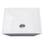 Bathroom Ceramic Rectangular Above Countertop Basin for Vanity