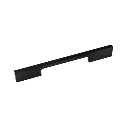 5 x 128mm Kitchen Handle Cabinet Cupboard Door Drawer Handles square Black furniture pulls