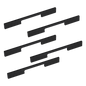 5 x 160mm Kitchen Handle Cabinet Cupboard Door Drawer Handles square Black furniture pulls